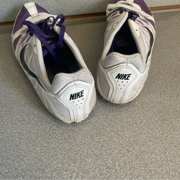 Men Nike Zoom Rival S Purple White Track Field Spikes Sprint Running Shoes Sz 11 - Picture 4 of 7